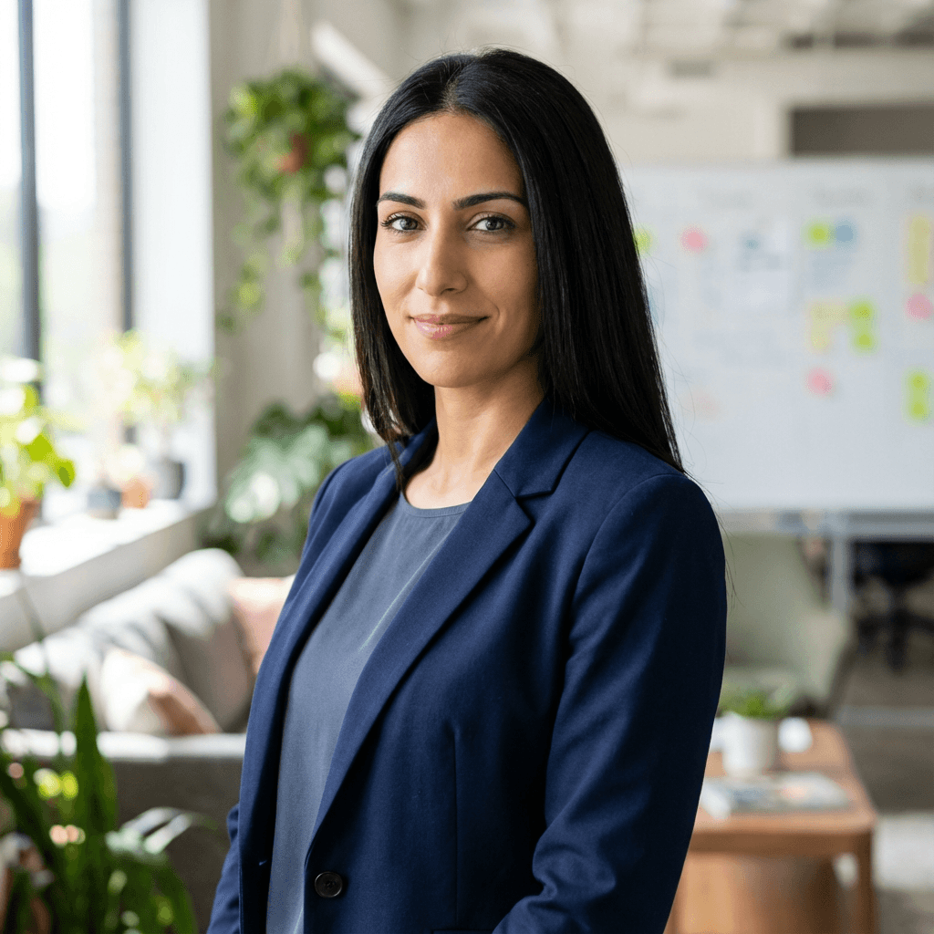 Diane Daher, founder of Buystartups AI, in a professional headshot